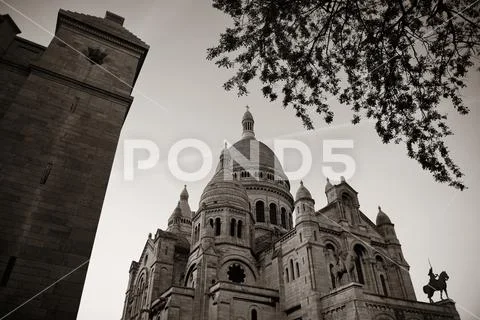 Sacre Coeur Cathedral Stock Photos