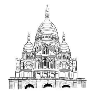 Sacre coeur 스톡 일러스트