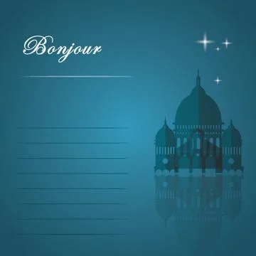Sacre Coeur 库存插图