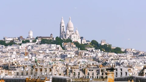 Sacre Couer Panoramic Video stock 95195778