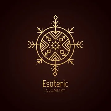 Sacred abstract nature Stock Illustration