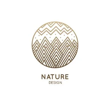 Sacred abstract nature Stock Illustration