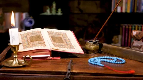 Sacred book Stock Footage 83895005