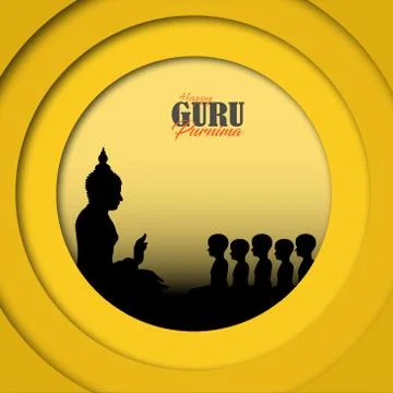 Sacred fig or Pipal tree leaf Buddha Purnima or Vesak day vector illustration Illustrazione stock