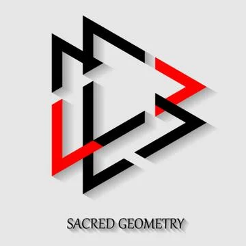 Sacred geometry element Stock Illustration