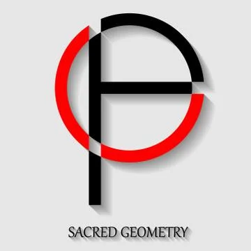 Sacred geometry element Stock Illustration