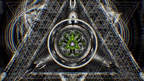Sacred Geometry Loop Mix 02 Stock Footage 93605268