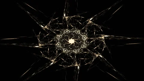 Sacred geometry looping background pattern seamless loop of seed of life Stock Footage 147508309