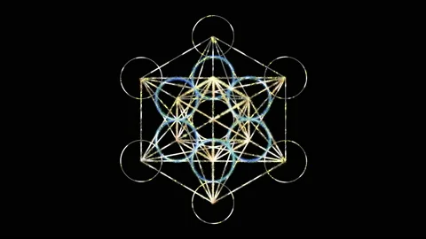Sacred Geometry - Metatrons Cube - Animation Stock Footage