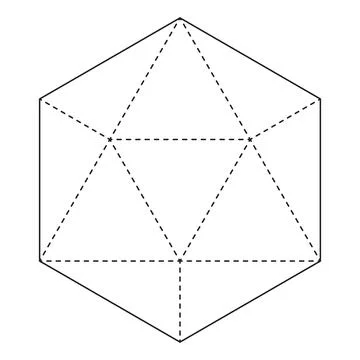 Sacred geometry vector design element. Stock Illustration