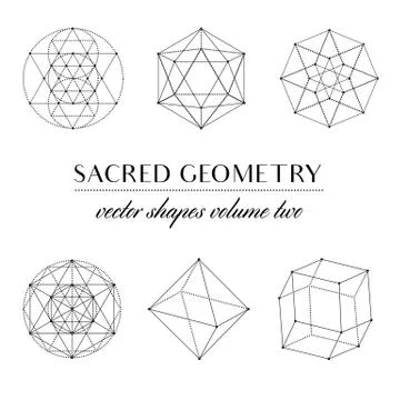 Sacred Geometry Volume Two Illustrazione stock