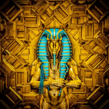 The sacred king Stock-Illustration