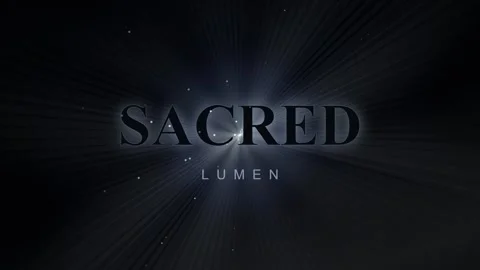 Sacred Lumen: Abstract Light Rays and Spiritual Energy Visualization Stock Footage 344640871