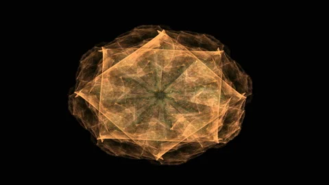 Sacred mandala, never ending loop of changing patterns and shapes Stock Footage 154449042