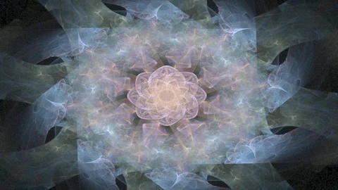 Sacred mandala, never ending loop of changing patterns and shapes Stock Footage 264997370