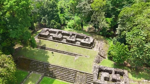 Sacred Maya Structures of Quiriguá Stock Footage 341246212