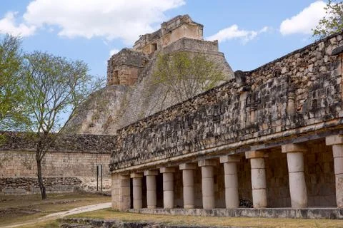 Sacred mayan temples Stock Photos