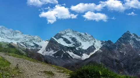 Sacred mount Kailash, Mount Kailash and Om Parvat, Kailash, Tibet time lapse Видео 276979527