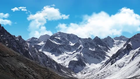 Sacred mount Kailash, Mount Kailash and Om Parvat, Kailash, Tibet time lapse Видео 276980683