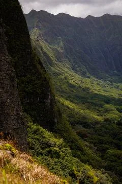 Sacred Spines of Oʻahu range Stock Photos