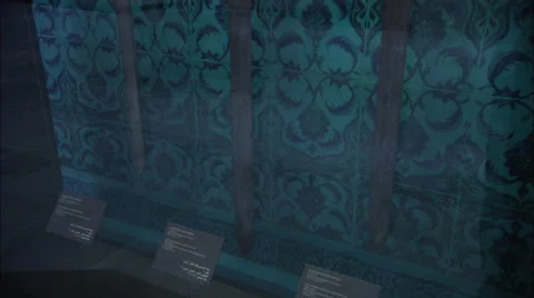 Sacred swords in Topkapı Palace Video stock 42886087