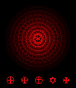 Sacred symbol Stock Illustration