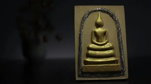 Sacred things, sacred objects, amulets for good fortune. Stock Footage 192062084