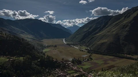 Sacred Valley Cusco Peru time lapse - South America Stock Footage 119403387