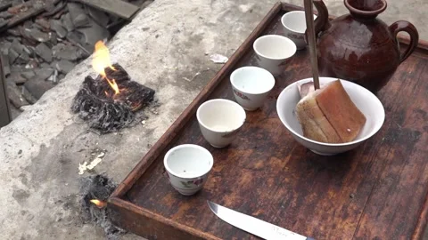 Sacrificial items Stock Footage 235133899