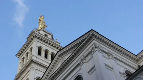 Sacro Cuore statue Stock Footage 39826367