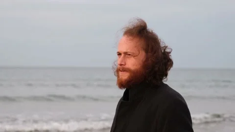 Sad and thoughtful man Video stock 169748493