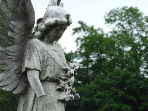 Sad angel Stock Photos