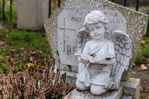 Sad angel Stock Photos