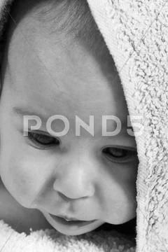 Sad baby Stock Photos