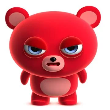 Sad bear 스톡 일러스트