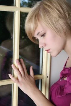 Sad Beauty Foto stock
