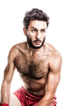 Sad boxer Stock Photos