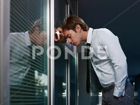 Sad businesswoman Stock Photos