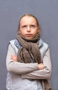 Sad child. Stock Photos