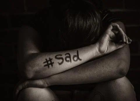 Sad child 写真素材