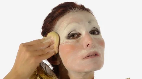 Sad clown after performance Video stock 32153884