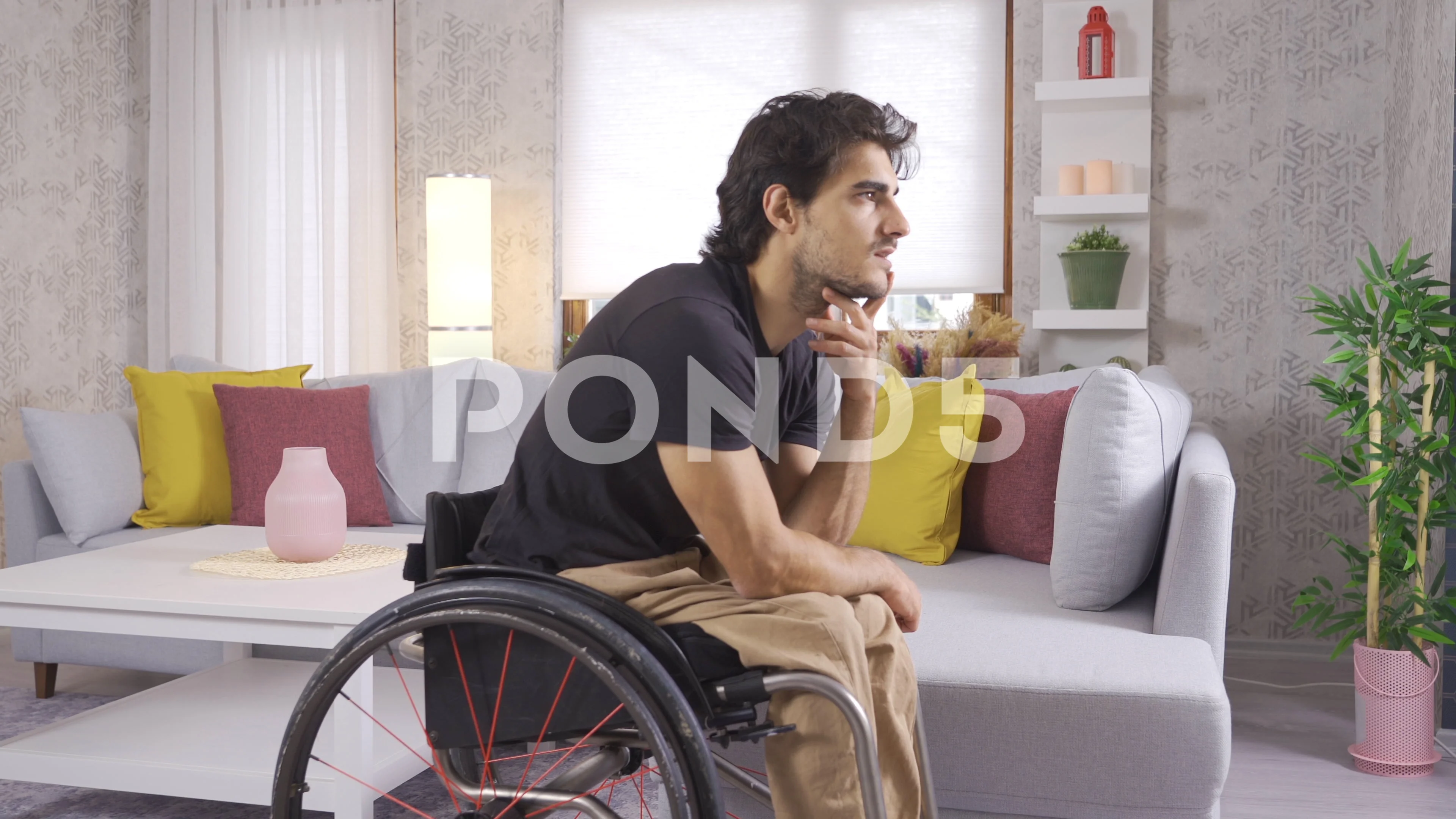 sad people in wheelchairs