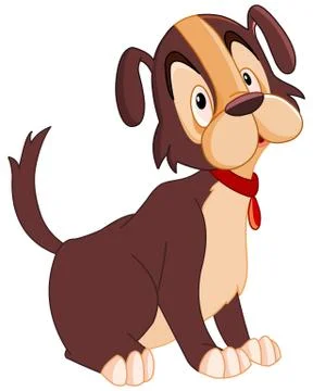 Sad dog Stock Illustration