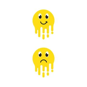Sad Emotion Vector icon design illustration Stock Illustration