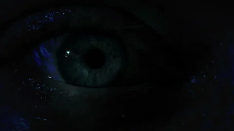 Sad eye letters passing by Vidéo 57120928