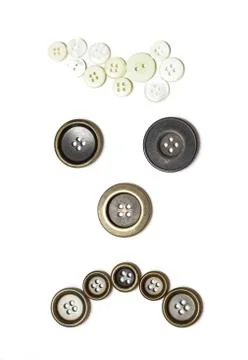Sad face buttons Stock Photos