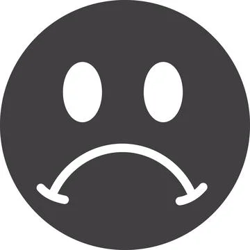 Sad face Stock Illustration