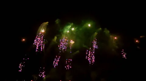 Sad fireworks Stock Footage 59511619