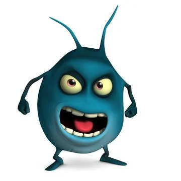 Sad germ Иллюстрация