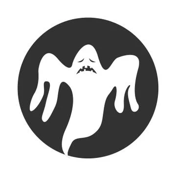 Sad Ghost Illustrazione stock